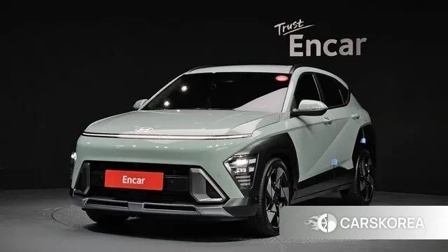 Hyundai Kona (SX2) 2023 Светло-зеленый из Кореи