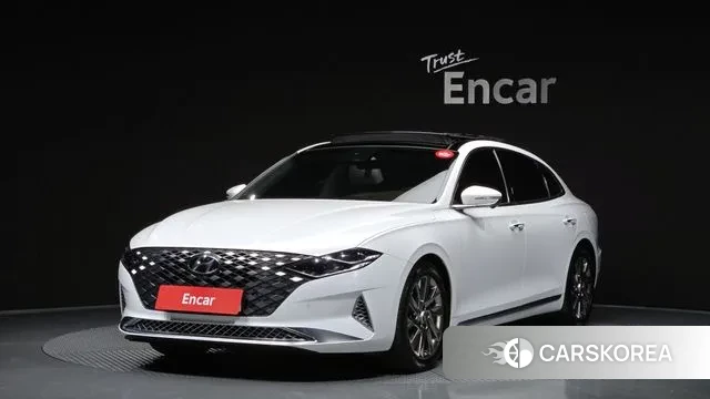 Hyundai The New Grandeur IG Hybrid 2020 Белый из Кореи