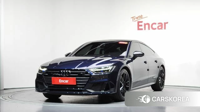 Audi A7 (4K) 2022 Синий из Кореи