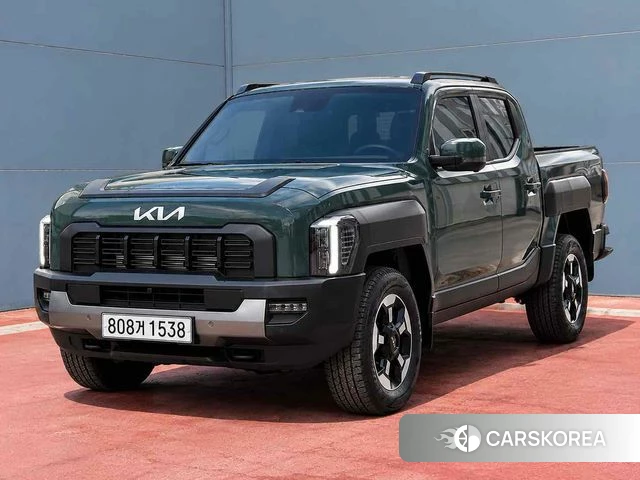 Kia Tasman 2025 Темно-зеленый из Кореи