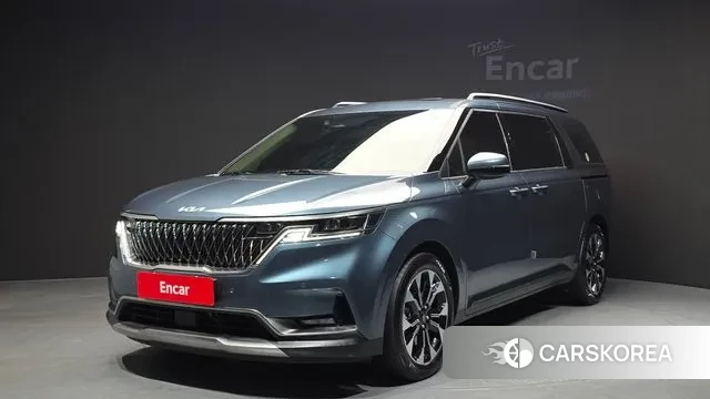 Kia Carnival 4th generation 2022 Небесно-голубой из Кореи