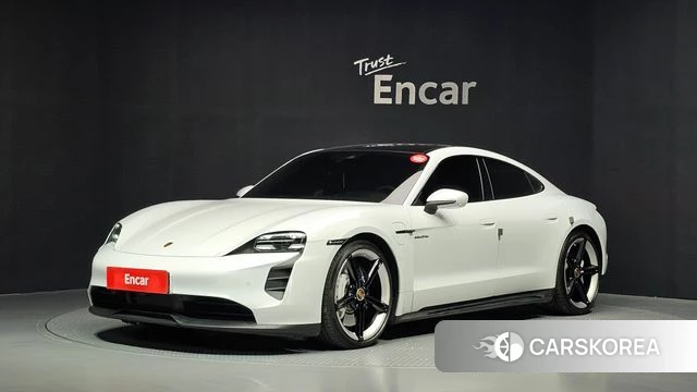 Porsche Taycan 2023 Белый из Кореи