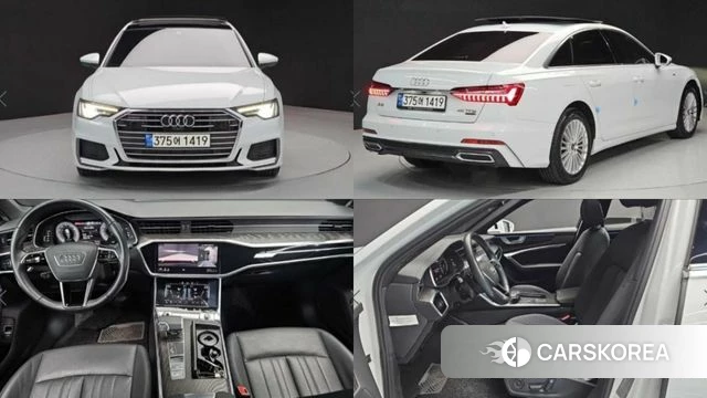 Audi A6 (C8) 2021 Белый из Кореи