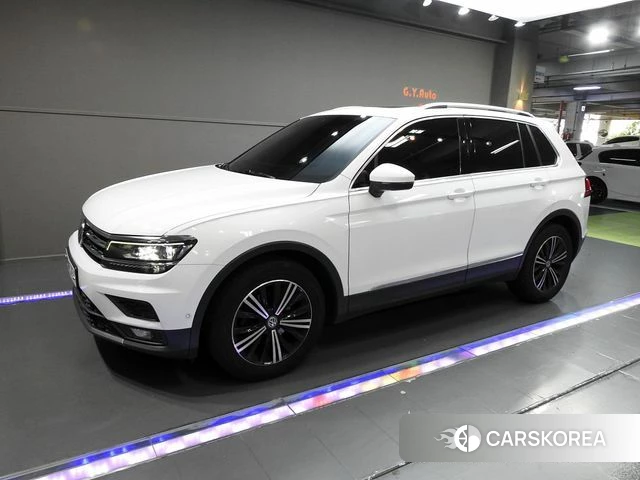 Volkswagen Tiguan second Generation 2020 Черный из Кореи