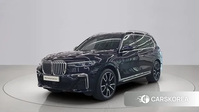 BMW X7 (G07) 2020 Черный из Кореи