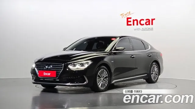 Hyundai Grandeur IG Hybrid 2019 Черный из Кореи
