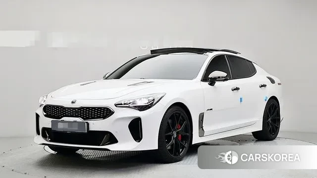 Kia Stinger 2018 Белый из Кореи
