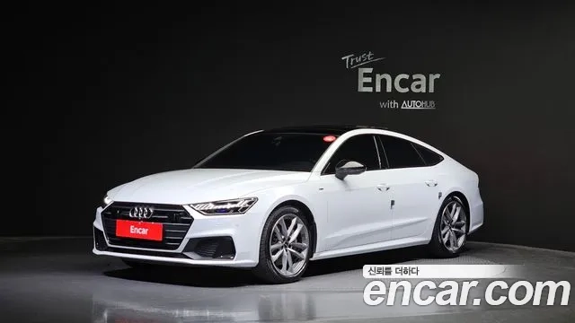 Audi A7 (4K) 2022 Белый из Кореи