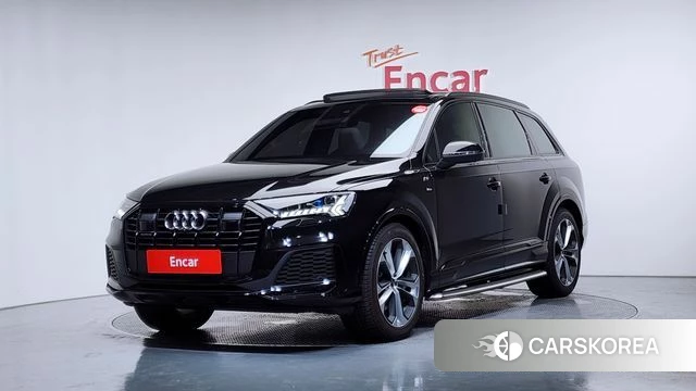 Audi Q7 (4M) 2023 Черный из Кореи