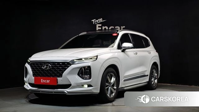 Hyundai Santa Fe TM 2019 Белый из Кореи