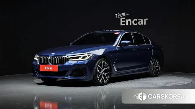 BMW 5 Series (G30) 2021 Синий из Кореи