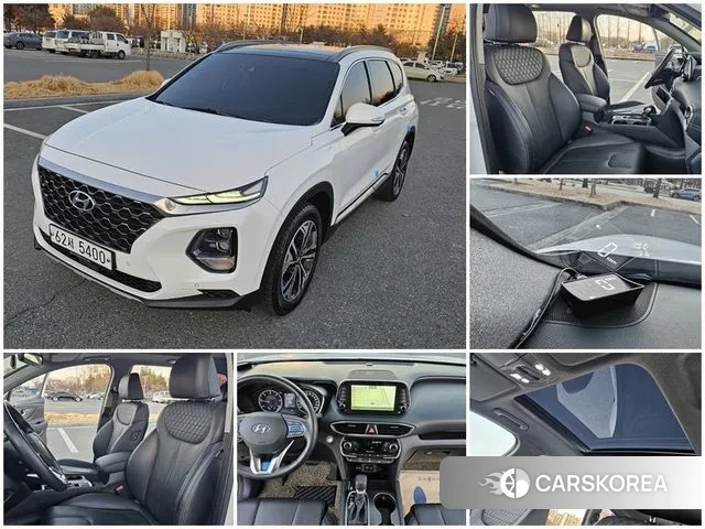 Hyundai Santa Fe TM 2018 Белый из Кореи