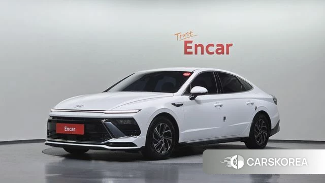 Hyundai Sonata D Edge Hybrid (DN8) 2023 Белый из Кореи