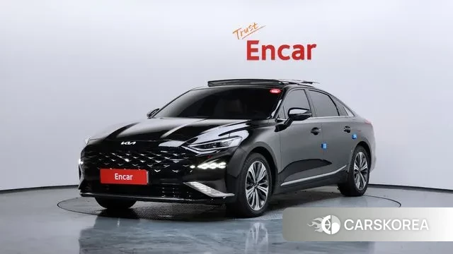 Kia K8 Hybrid 2022 Черный из Кореи