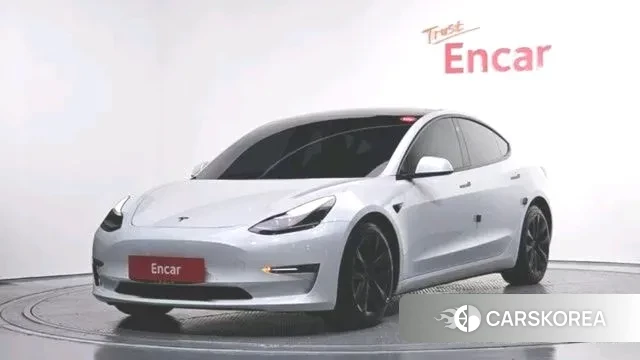 Tesla Model 3 2021 Белый из Кореи