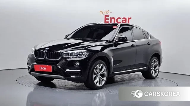 BMW X6 (F16) 2019 Черный из Кореи