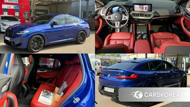 BMW X4M (G02) 2022 Синий из Кореи