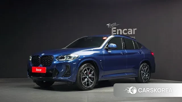 BMW X4 (G02) 2022 Синий из Кореи