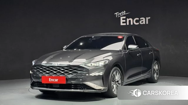 Kia K8 Hybrid 2023 Серый из Кореи