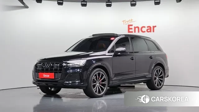 Audi Q7 (4M) 2021 Черный из Кореи