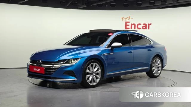 Volkswagen Arteon 2022 Синий из Кореи