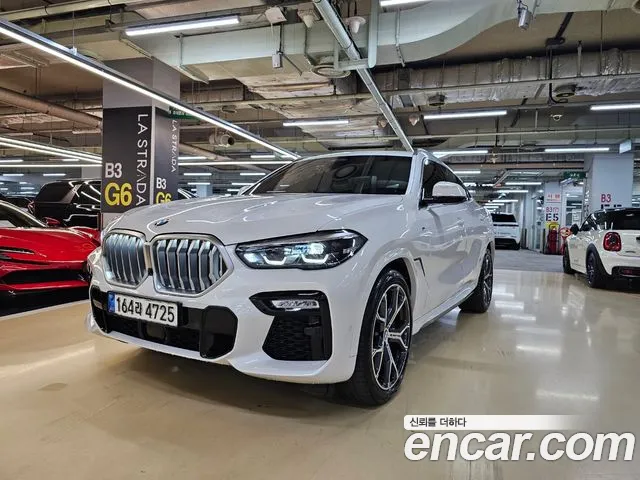 BMW X6 (G06) 2020 Белый из Кореи