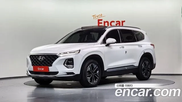 Hyundai Santa Fe TM 2020 Белый из Кореи