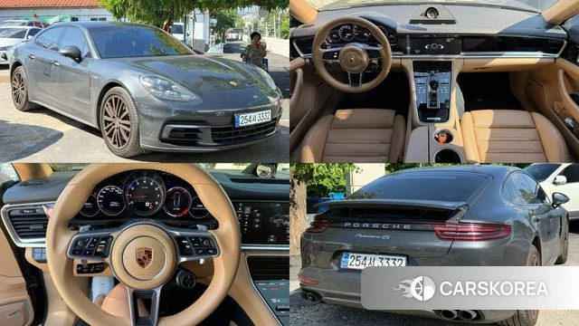Porsche Panamera (971) 2018 Серый из Кореи
