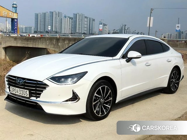 Hyundai Sonata (DN8) 2019 Белый из Кореи