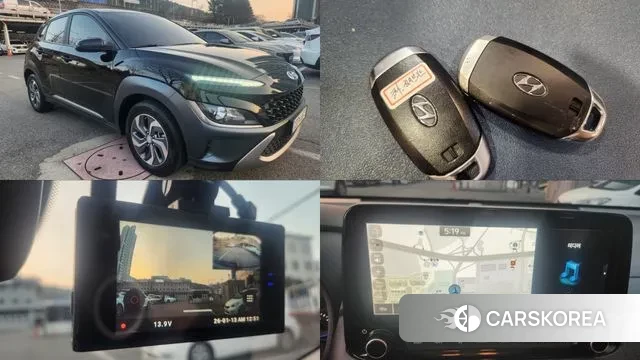 Hyundai The New Kona Hybrid 2022 Черный из Кореи