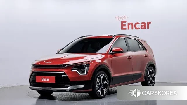 Kia Di Ol Nu Niro 2023 Красный из Кореи