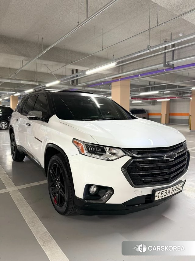 Chevrolet (GM Daewoo) Traverse 2020 Белый из Кореи