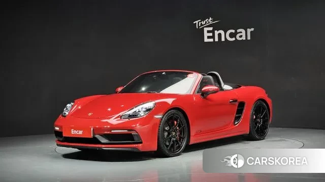 Porsche 718 Boxster 2018 Красный из Кореи