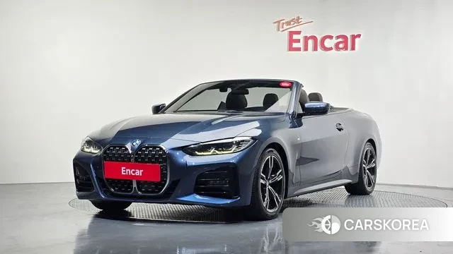 BMW 4 Series (G22) 2021 Синий из Кореи