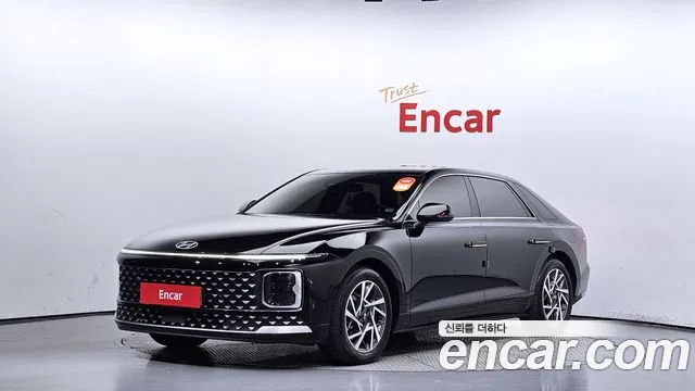 Hyundai Grandeur Hybrid (GN7) 2023 Черный из Кореи