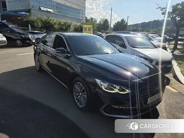 Hyundai Grandeur IG Hybrid 2018 Черный из Кореи