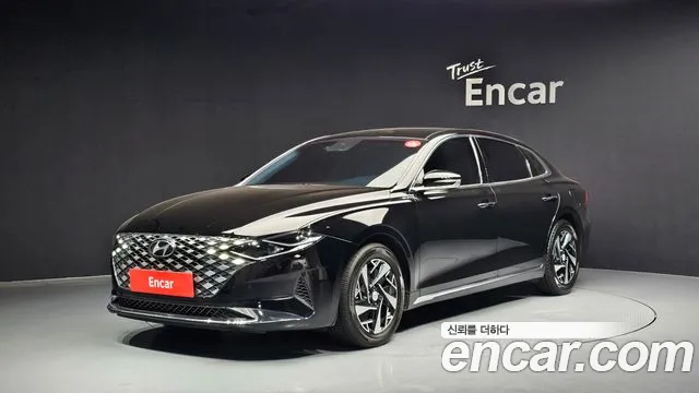 Hyundai The New Grandeur IG Hybrid 2020 Черный из Кореи