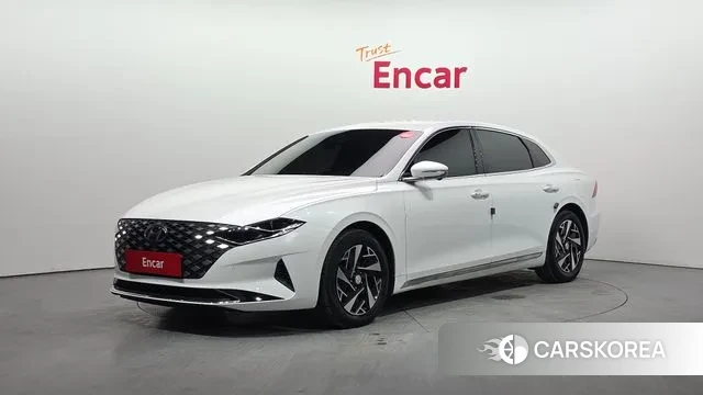 Hyundai The New Grandeur IG Hybrid 2021 Белый из Кореи