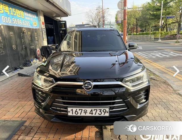 Ssangyong Beautiful Korando 2019 Черный из Кореи