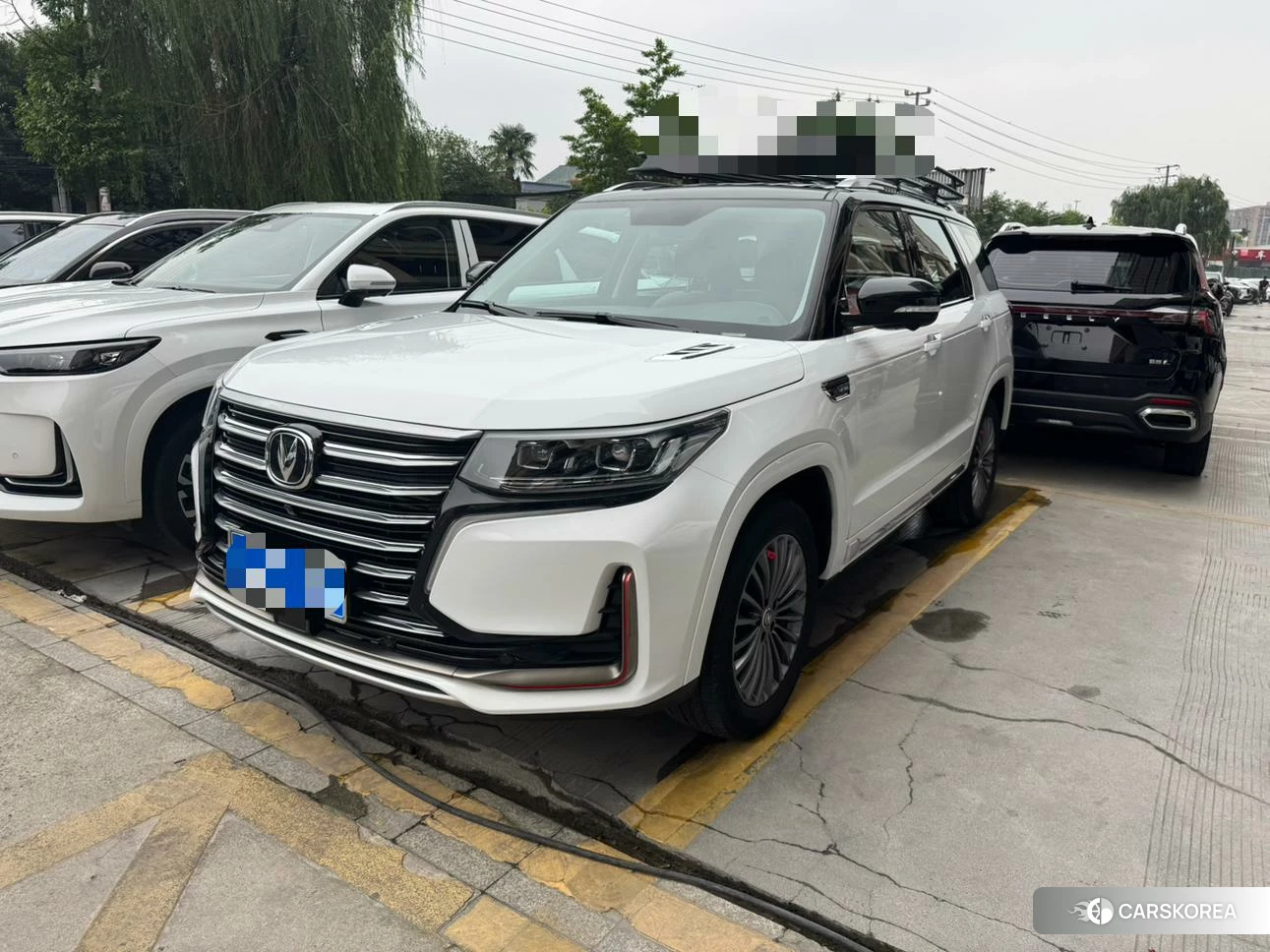 Chang'an CS95 2021 Белый из Китая