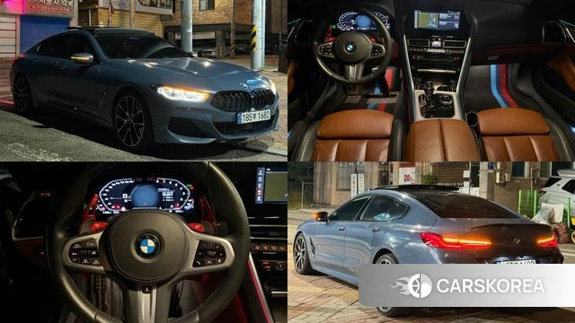 BMW 8 Series (G15) 2020 Небесно-голубой из Кореи