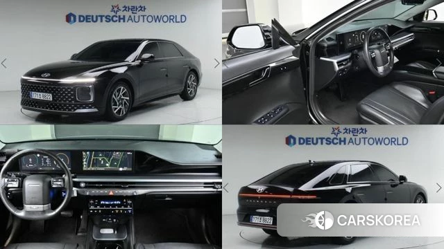 Hyundai Grandeur (GN7) 2023 Черный из Кореи