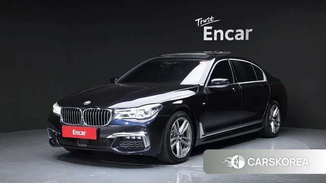 BMW 7 Series (G11) 2018 Синий из Кореи