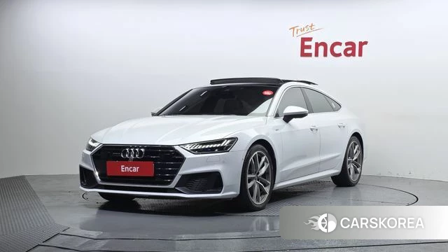 Audi A7 (4K) 2020 Белый из Кореи