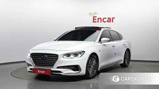 Hyundai Grandeur IG Hybrid 2018 Белый из Кореи