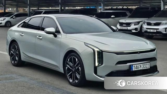Kia The New K8 Hybrid 2024 Светло-серебряный цвет из Кореи