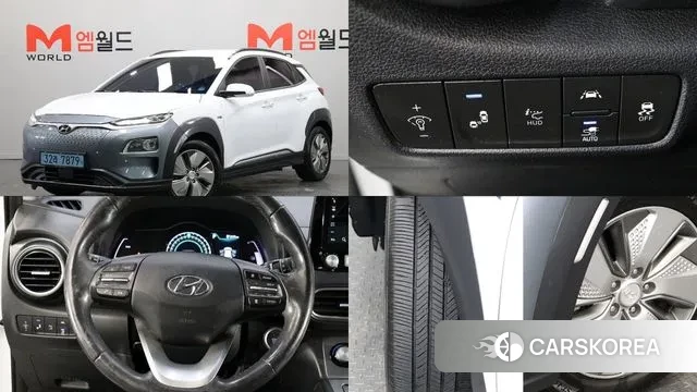 Hyundai Kona Electric 2020 Белый из Кореи