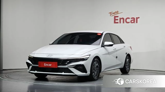 Hyundai The New Avante (CN7) 2024 Белый из Кореи