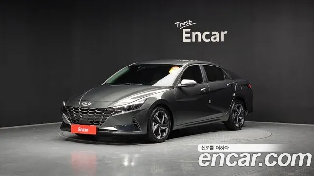 Hyundai Avante (CN7) 2021 Серый из Кореи