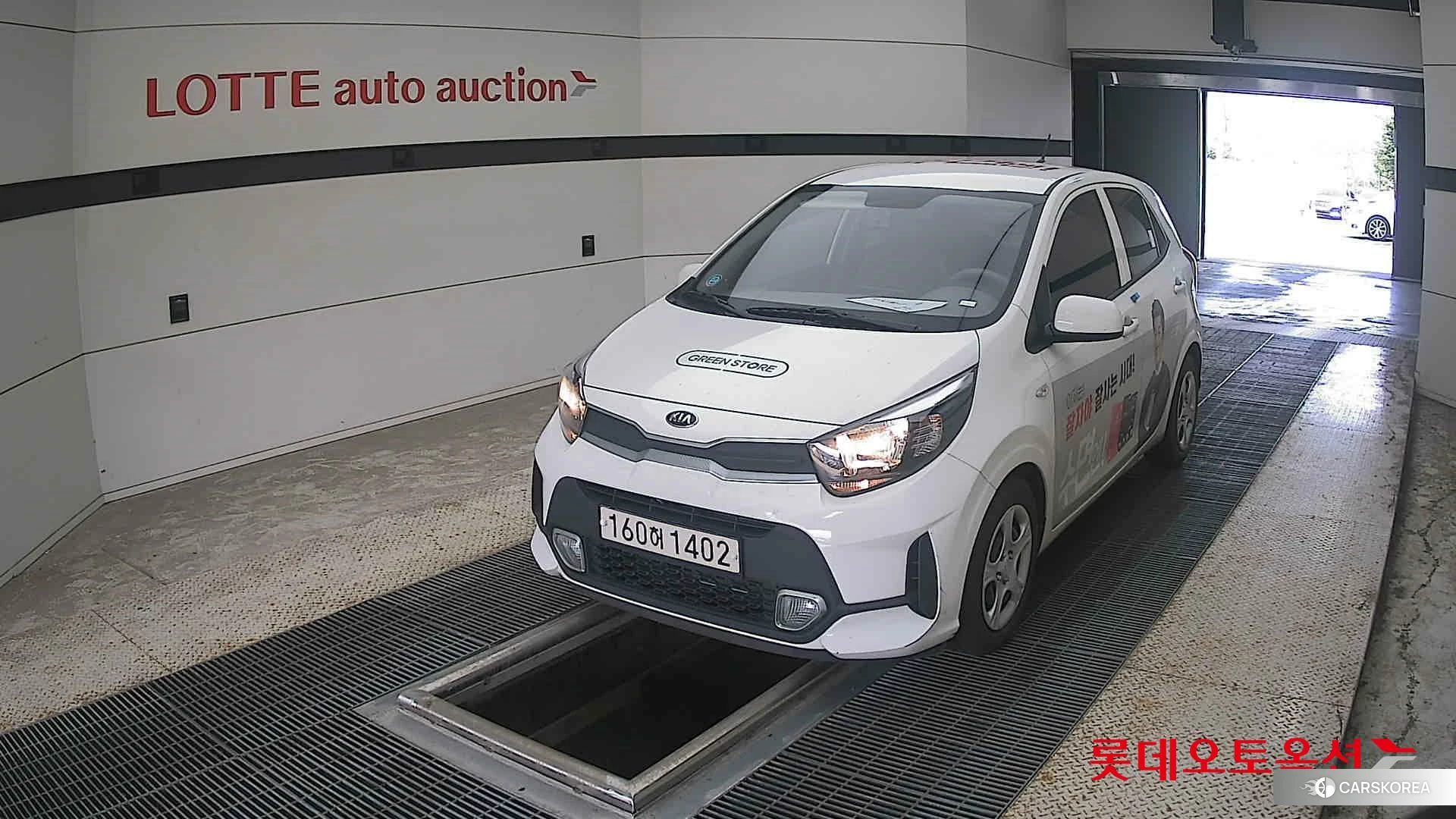 Kia Morning 2021 Clear White из Кореи